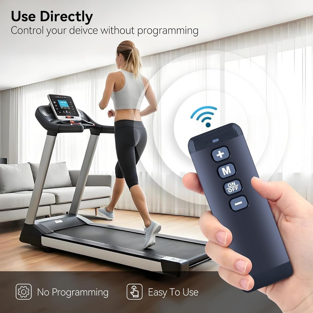 User-Friendly Treadmill Remote Control - Black Infrared for Walking Pad Series