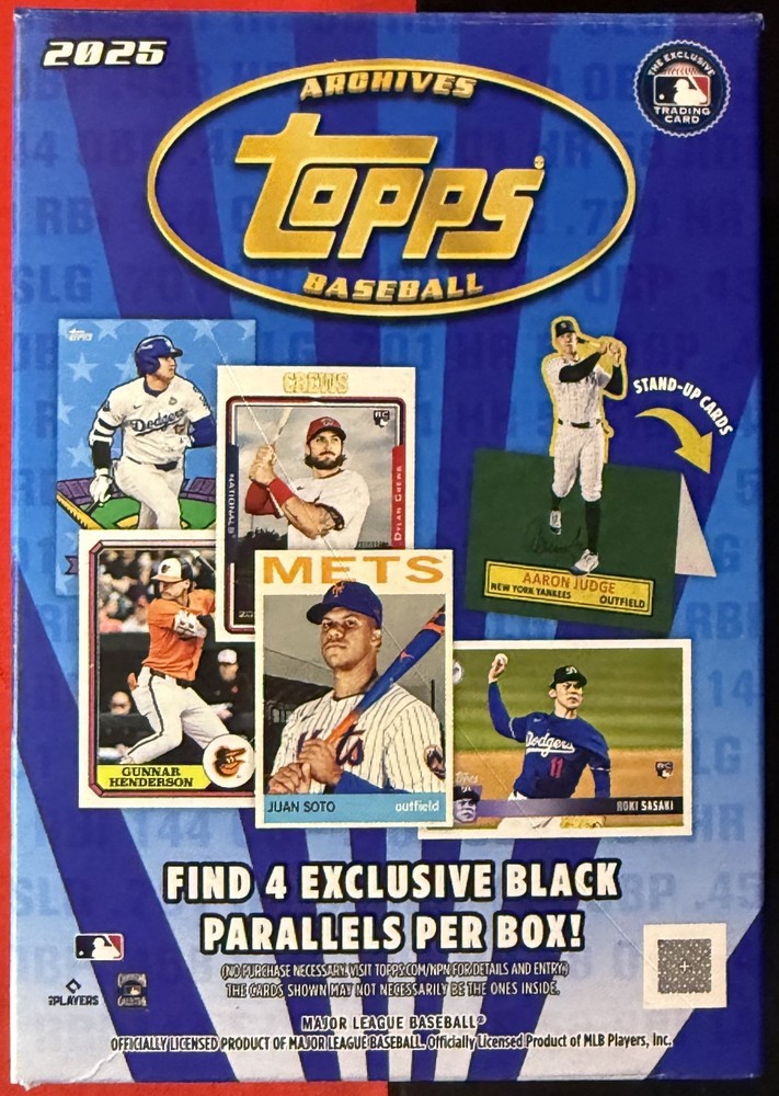 2025 Topps Archives: INSERTS "Pick a Card"