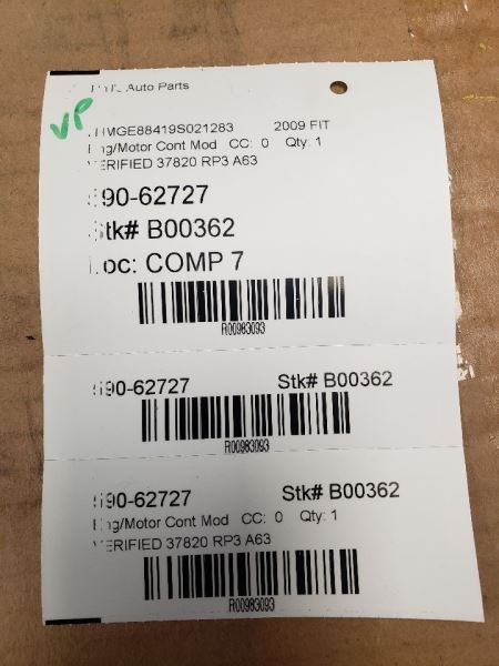 Engine ECM Electronic Control Module Automatic Fits 09-10 FIT 983093