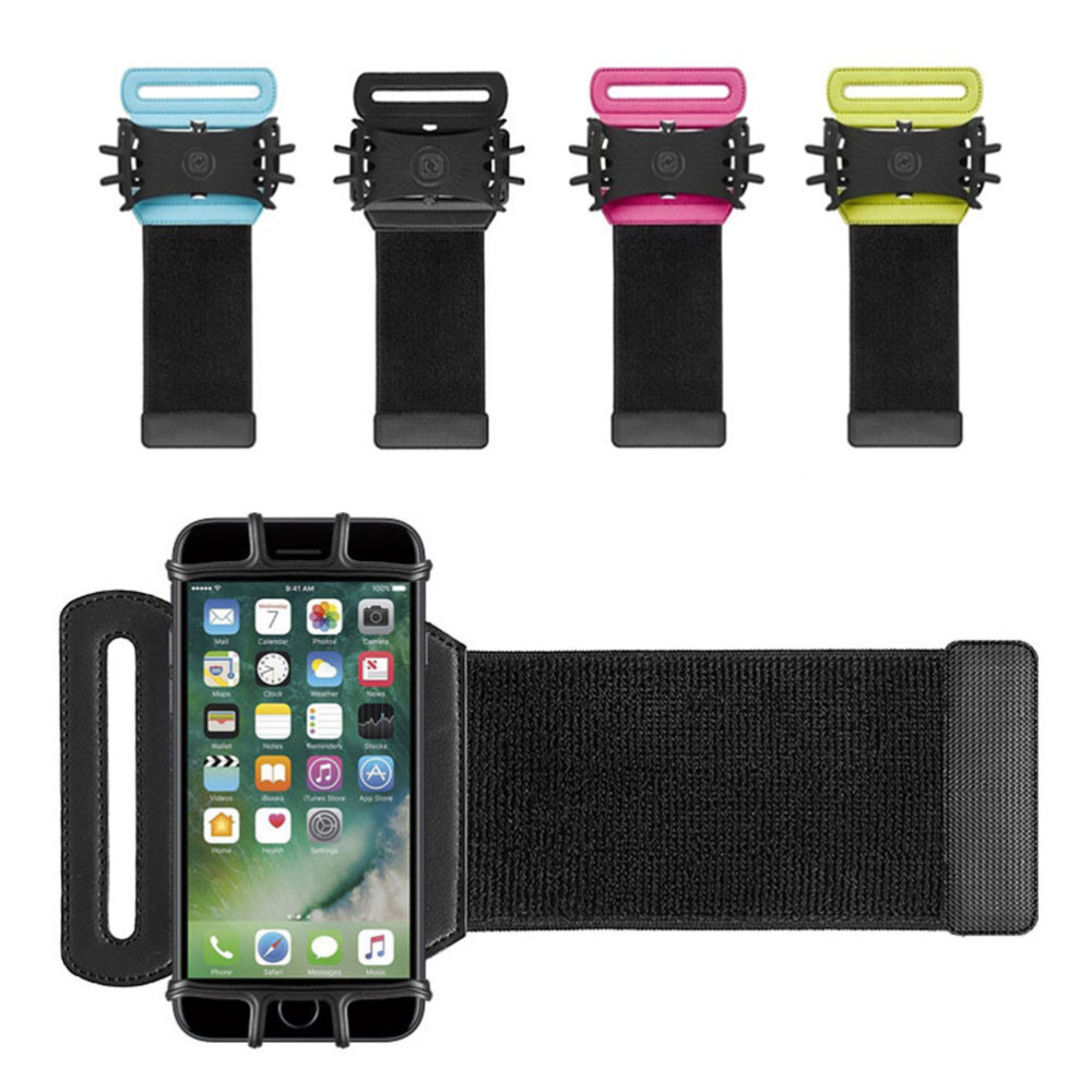 Wrist Phone Holder Mount Rotatable Strap Cell Wristlet Running