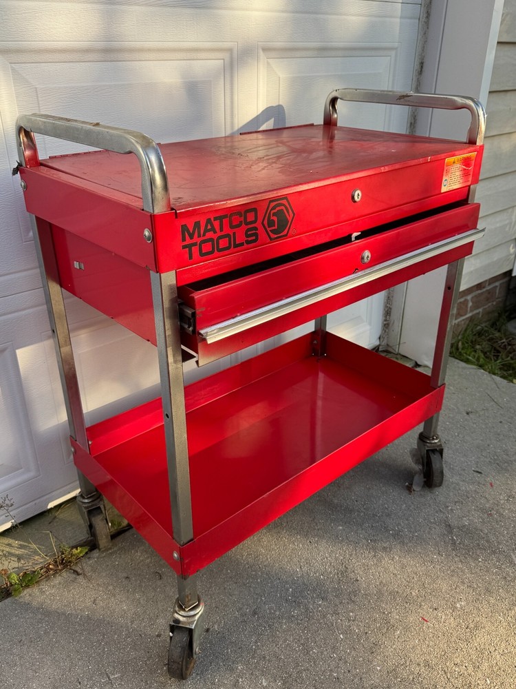 Matco Tools SP8230 Single Drawer Rolling Service Tool Cart w/Lid