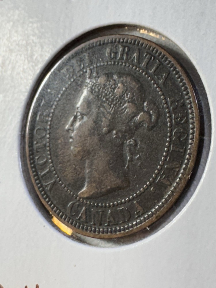 1900-H Canada Large Cent Bronze Coin