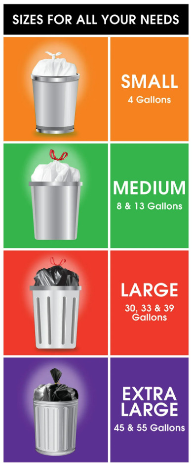 Great Value 13 Gallon Tall Kitchen Trash Bags Drawstring Unscented 40 Count Stro