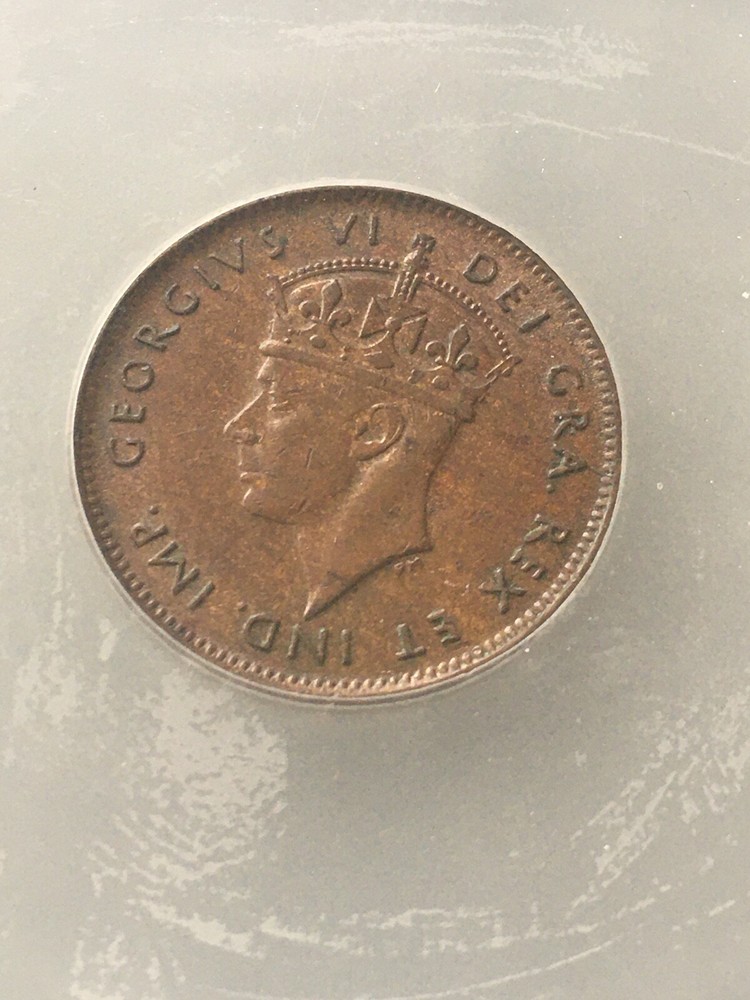 1944c ICG Graded Newfoundland, ¢1 Cent**MS-62**