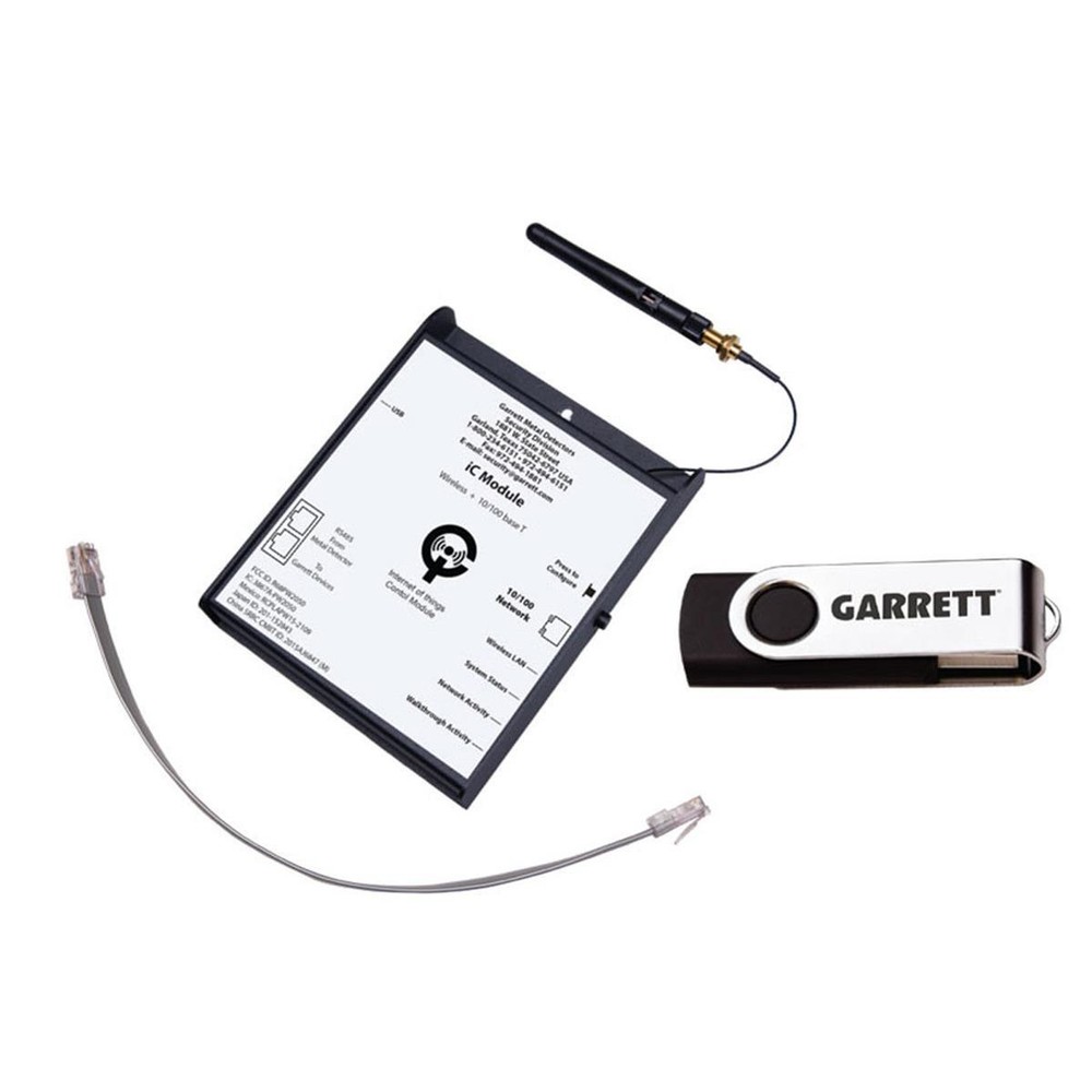 Garrett Wireless or Wired iC Module with CMA Software for PD 6500i or MZ 6100
