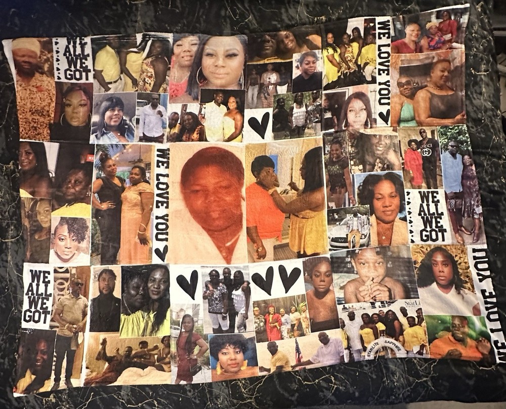 Customizable Photo Blanket For Valentines Day