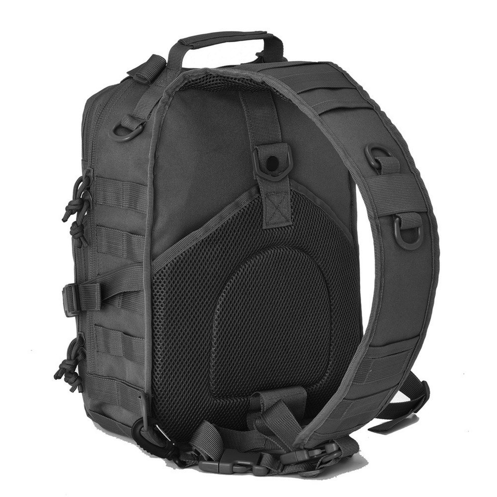Tactical Sling Bag Pack Black