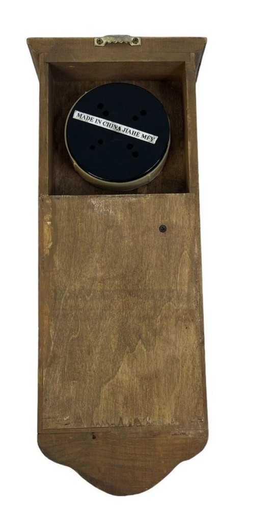 Baseball Softball Shadowbox Clock 3D Analog Working Clock Two Hooks 12" x 5"