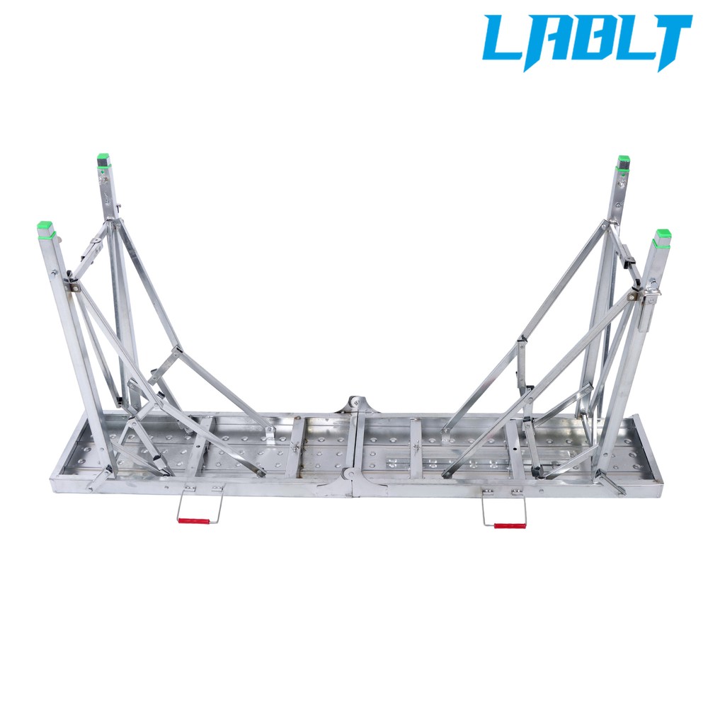 LABLT Portable Folding Scaffolding Platform Work Bench Scaffold Step Ladder 1.6M