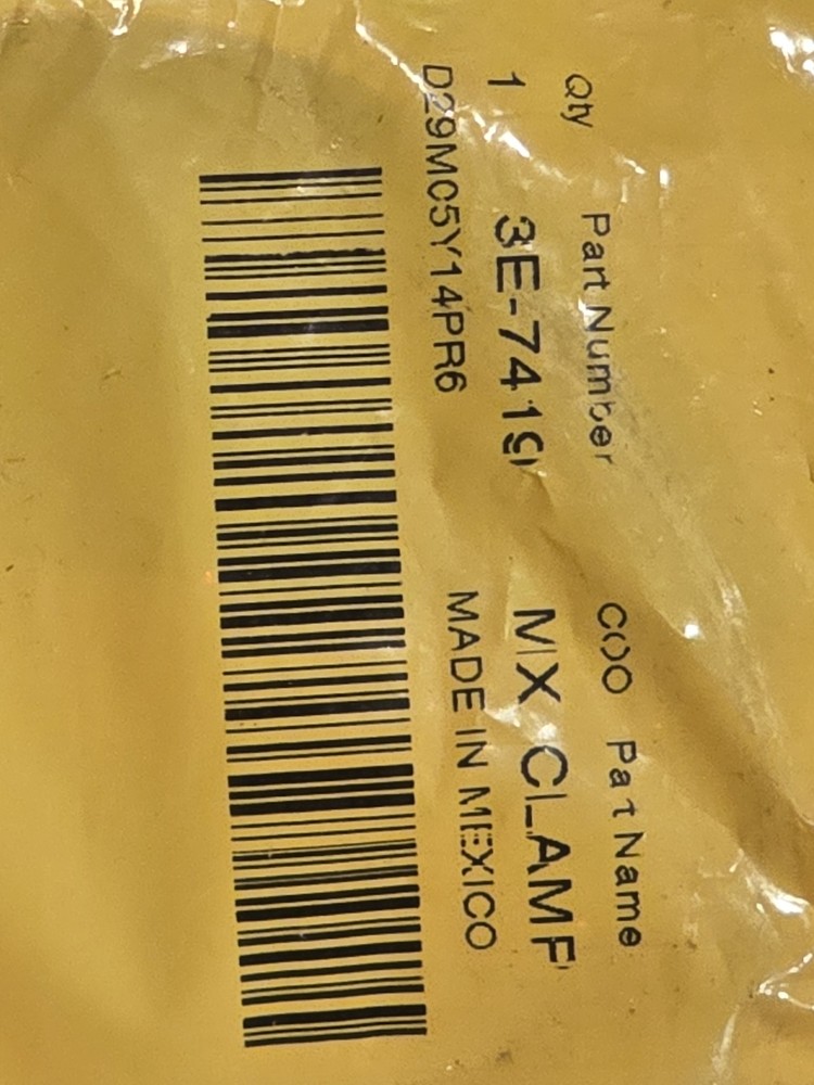 Caterpillar 3E-7419 Clamp
