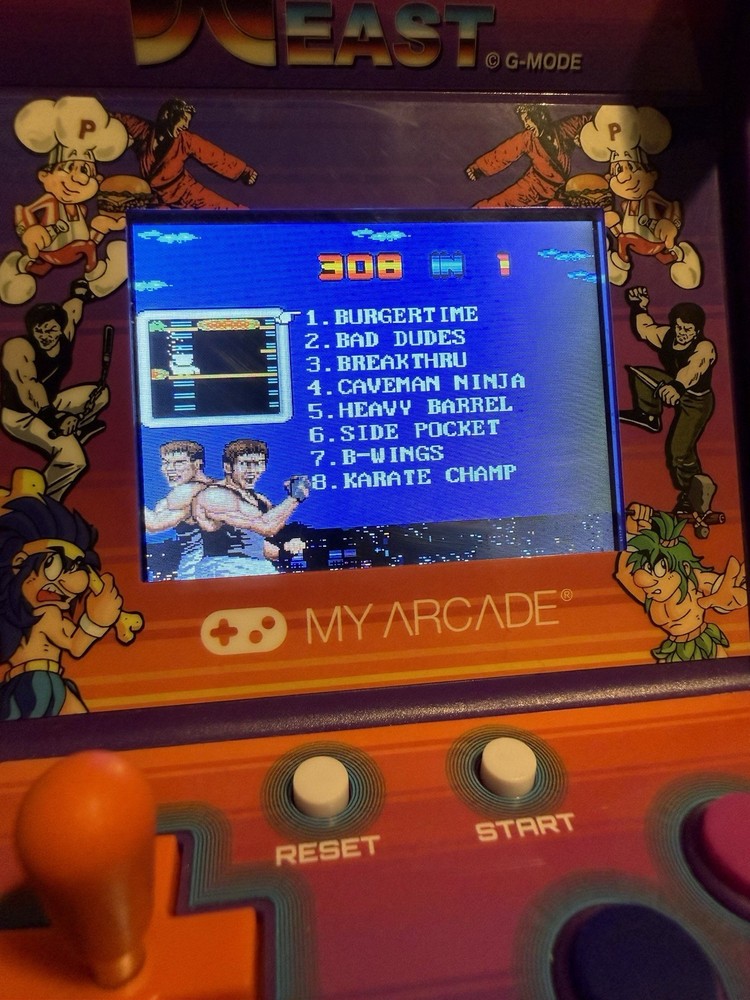 MyArcade Data East Hits Playable Mini Arcade Machine TESTED & WORKS!