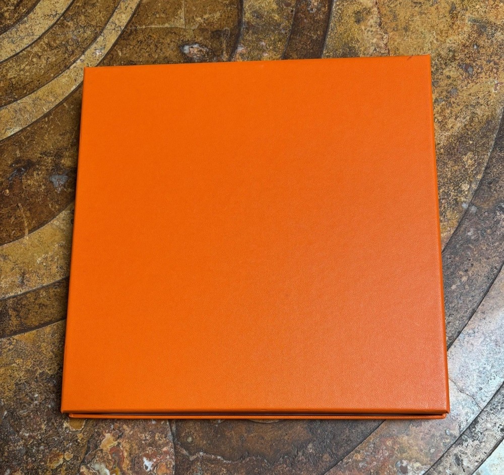 Hermes Box Empty with Signature Ribbon