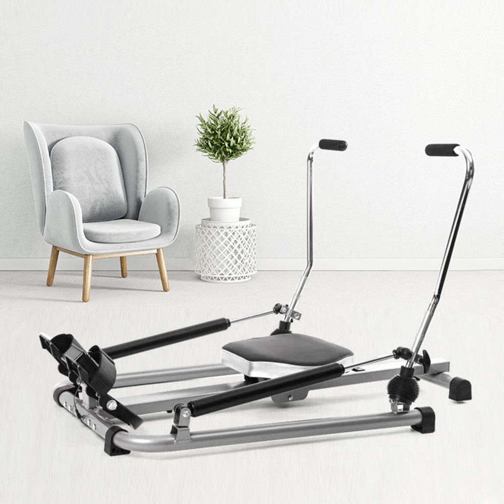 🚀Home Gym Adjustable Exercise Rowing Machine Rower Double Hydraulic Resistance