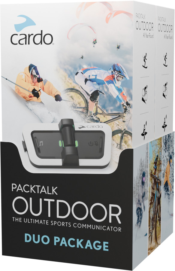 Cardo Packtalk Outdoor Duo White Audio/Visual/Communication