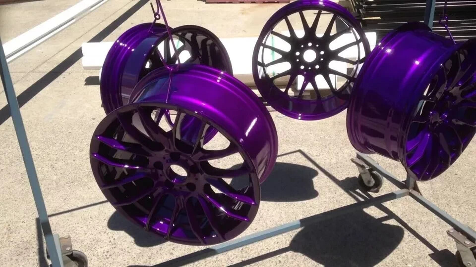 Purple Anodized Coating Spray Can Brake Engine Custom Caliper Paint High Temp