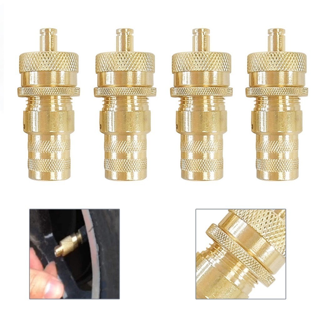 Precision Brass Tire Deflators Reduce Back Strain Reliable Performance