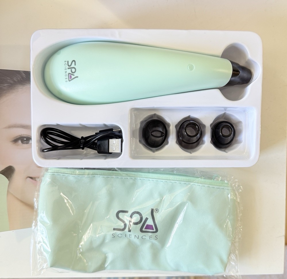 Spa Sciences MIO Deluxe Diamond Microdermabrasion Pore Extraction Device NEW