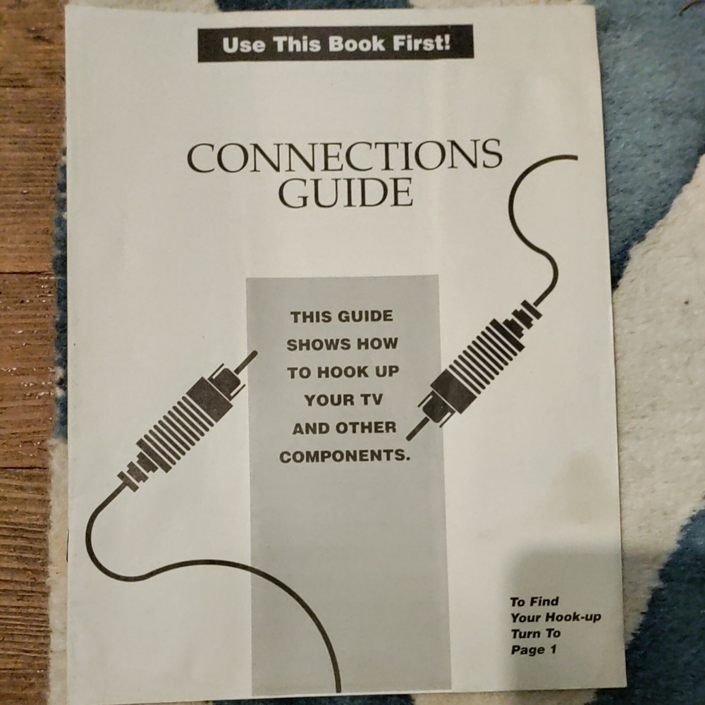 Color Tv RCA Users Guide 1994 & Connection Guide 1994