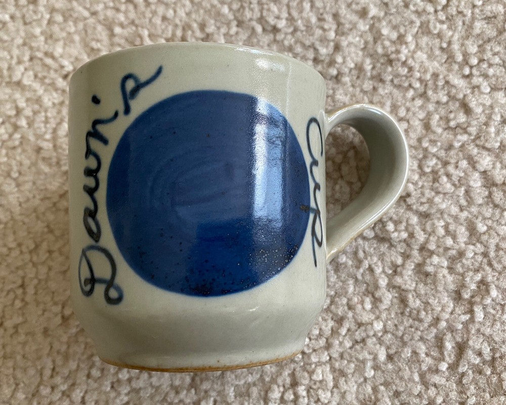 Stoneware Decorative Set Dawn’s Plate Bowl Cup Blue Modern Houze FX