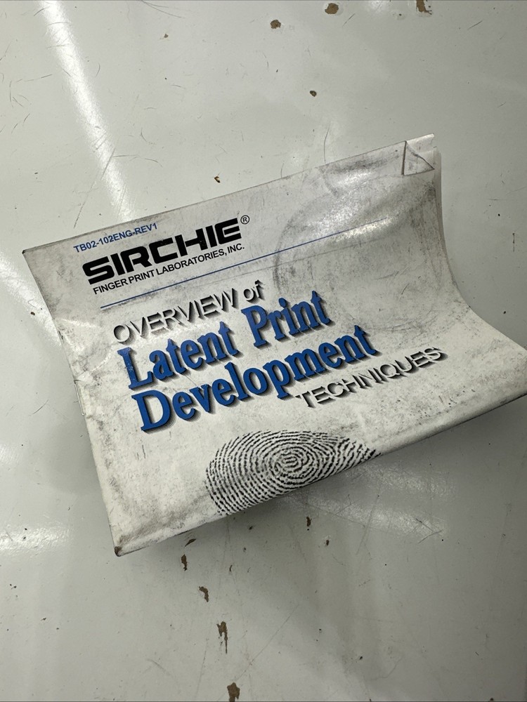 Patrol Latent Print Kit MFC100 Used