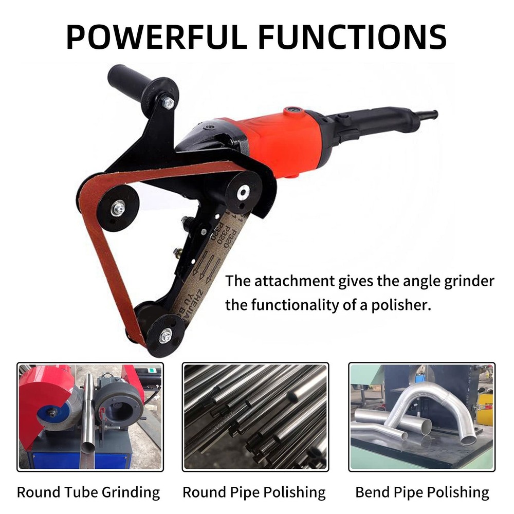 Belt Sander Attachment Grinder YSJWAER - Adapter Angle Grinder Sanding Attach...