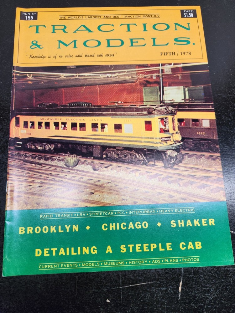10 Issues of 1978 Traction & Models - Model Railroads