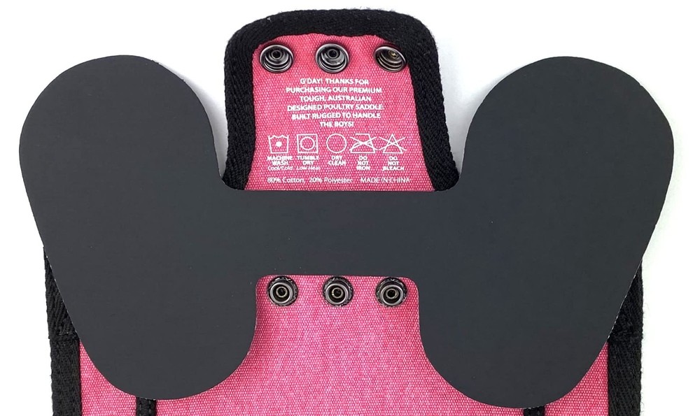 Chicken Saddle Apron with Adjustable Straps Poultry Protector Medium Large