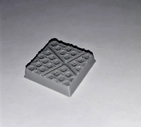 Grid Pattern Texture Square Bases for Warhammer 40k  AoS Wargames various sizes