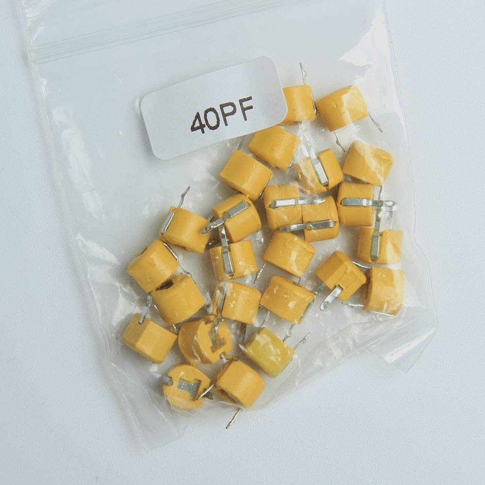 45 pcs 9 Values Trimmer Capacitor Kit Assorted Adjustable Variable Capacitors