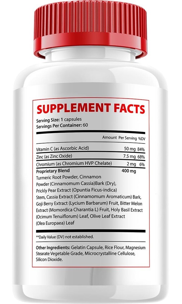 (1 Pack) Blood Stabilizer Capsules – BloodStabilizer, All Natural Glycogen