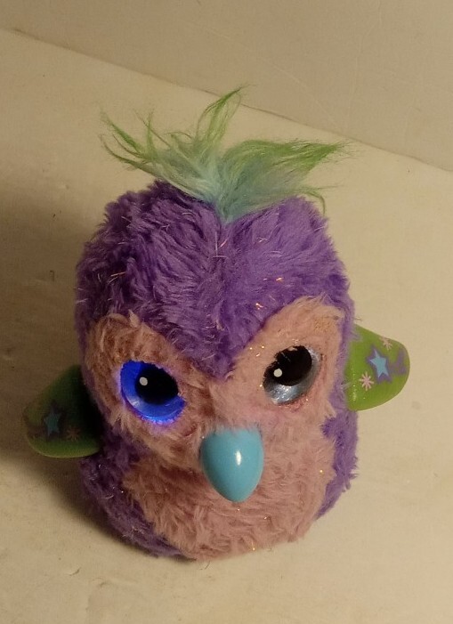 Spin Master Hatchimals Penguala 5" Soft Interactive Purple/Pink Plush Bird.