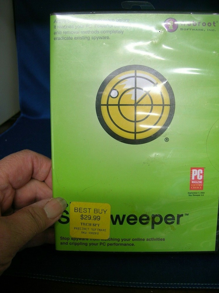 Webroot Spy Sweeper for Windows 98 SE, 2000, Ma or XP