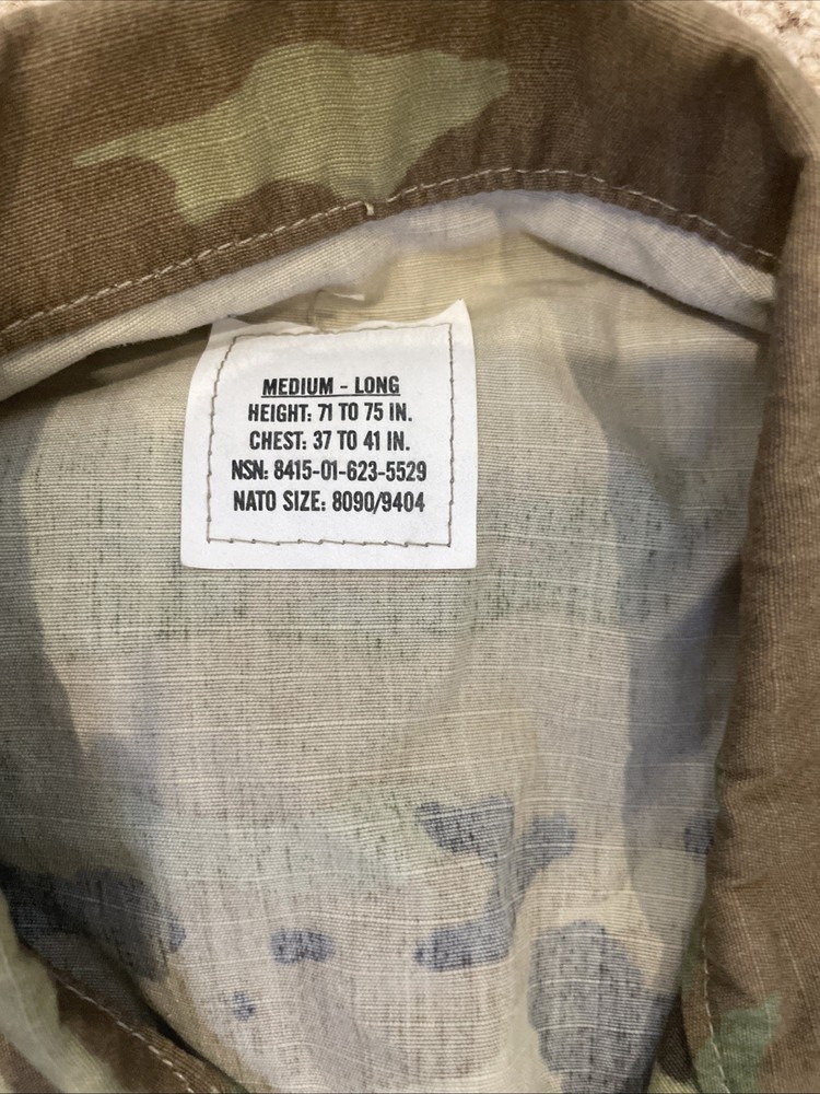 US Army Coat Combat Size: Medium-Long