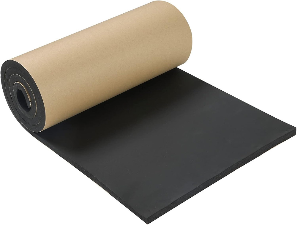 Sponge Neoprene Roll with Adhesive, Waterproof Foam Rubber Sheet Cut to Multiple
