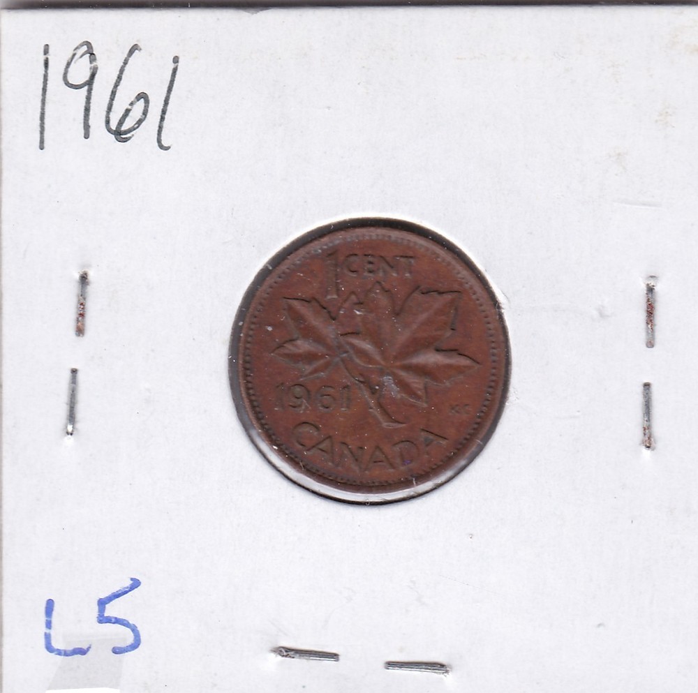 1961 Canada One Cent L5