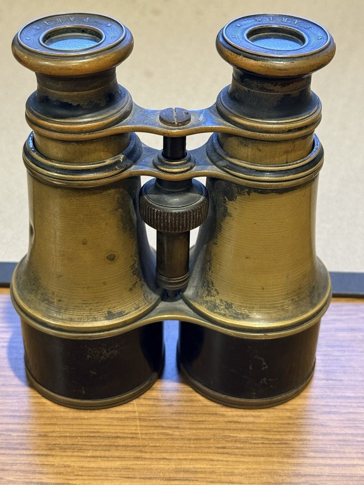 1900's Antique Binocular: LA REINE PARIS(BRASS)