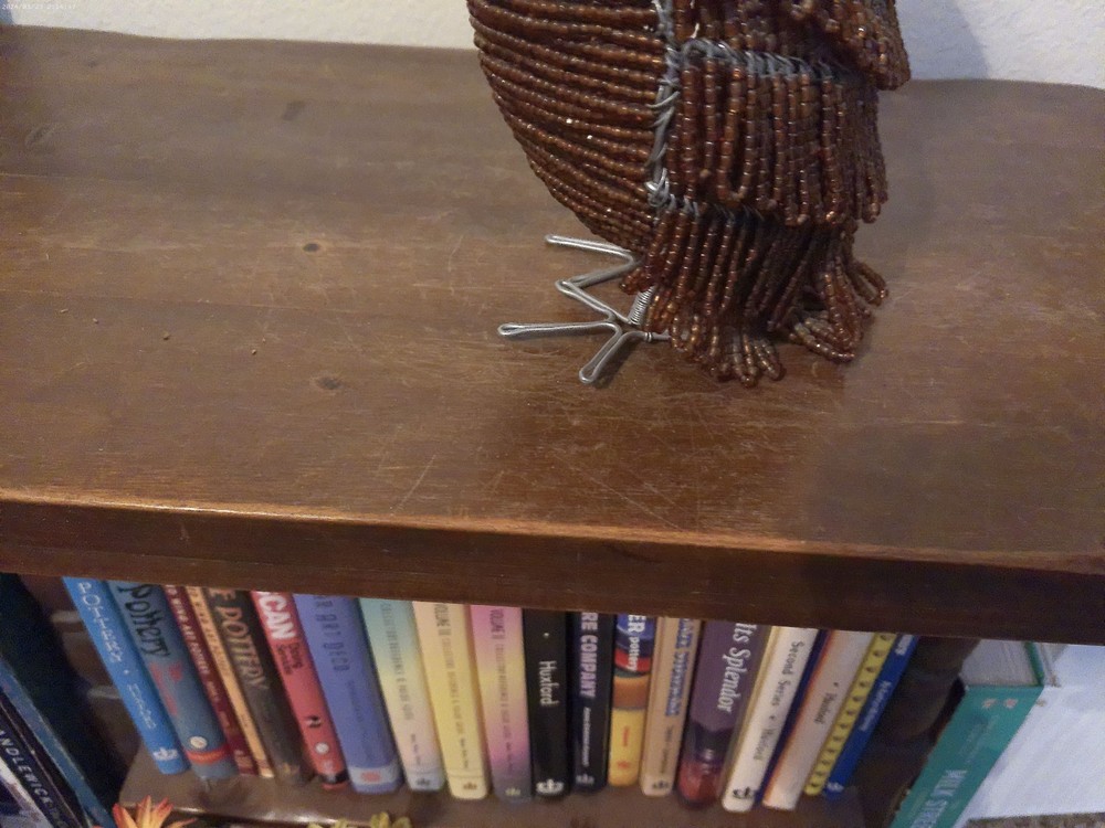 Large Beaded Owl Figure