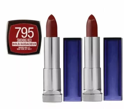 2 - Maybelline Lipstick 795 Smoking Red