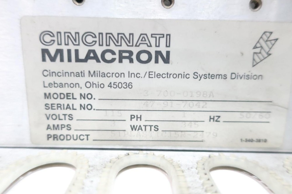 Cincinnati Milacron 3-700-0198A Chassis Module 115v-ac 1ph