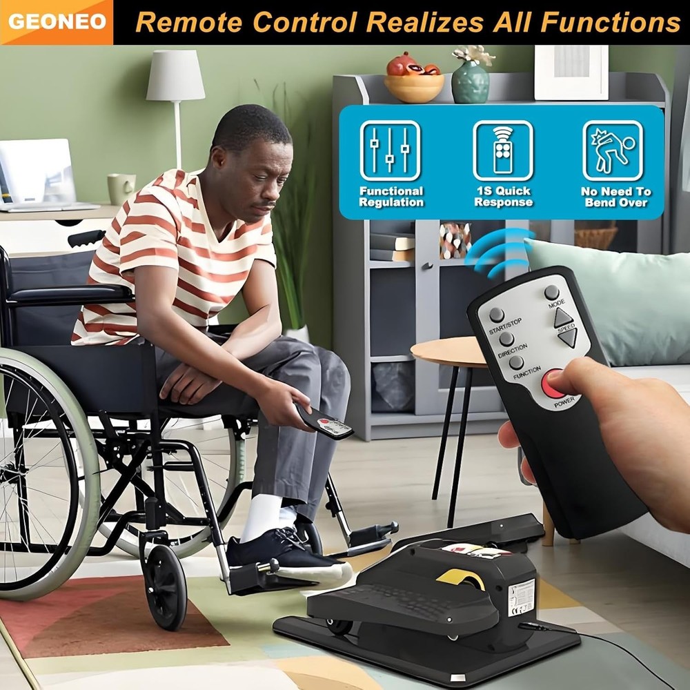 Low-Impact Exercise Under Desk Elliptical for Mobility & Circulation Improvement