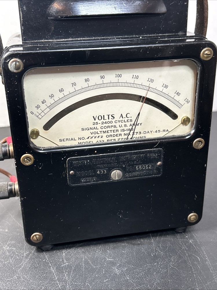 Weston Daystrom Model 433 AC Voltmeter 0-150