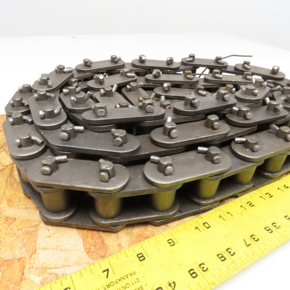 1.654" Pitch Cottered Conveyor Roller Chain 10'