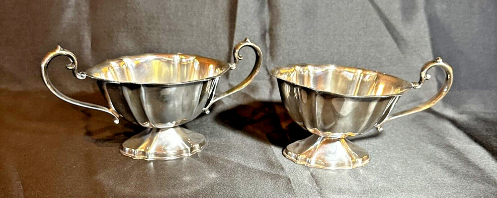 Forbes Silver Silverplate Cream and Sugar Set, 4710