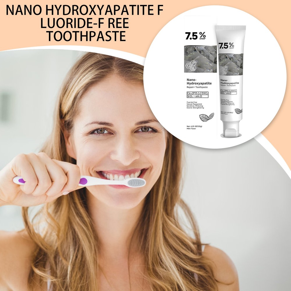 Nano Hydroxyapatite Toothpaste 120g Teeth Whiten Toothpaste Natural Serviceable