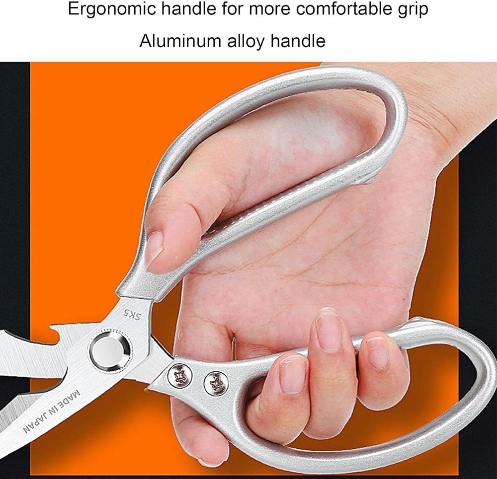Kitchen Shears Multi-Function Kitchen Scissors Heavy Duty Sharp Stainless Steel