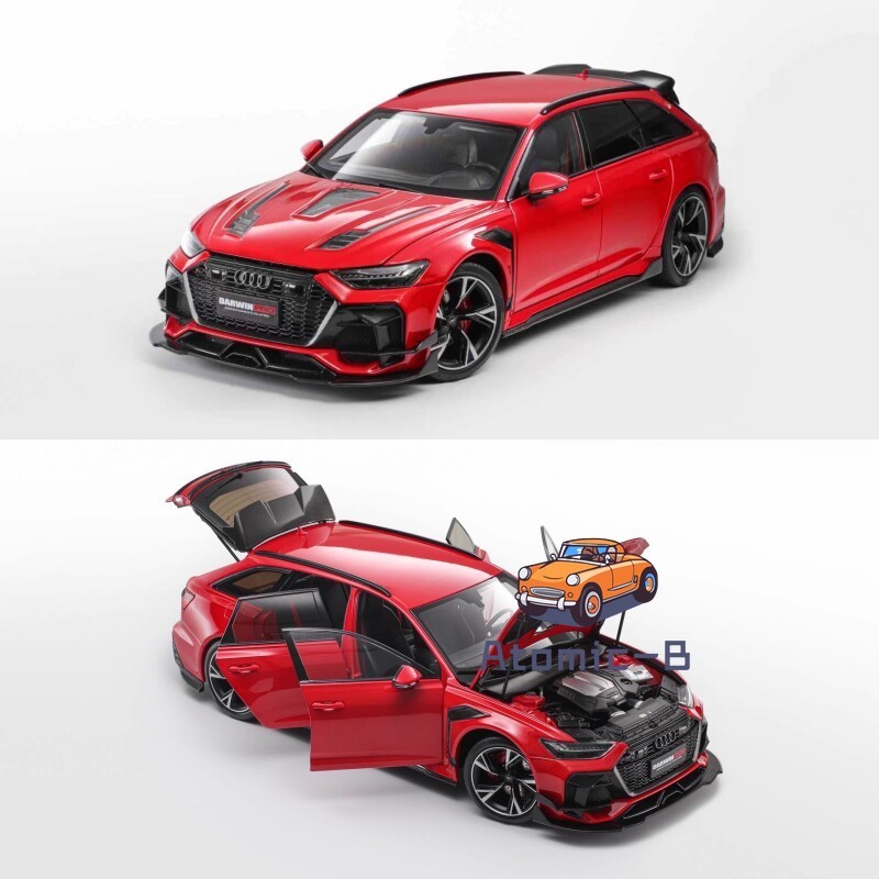 KiloWorks 1:18 Darwin PRO Audi RS6 Darwin Modified Alloy Car Model