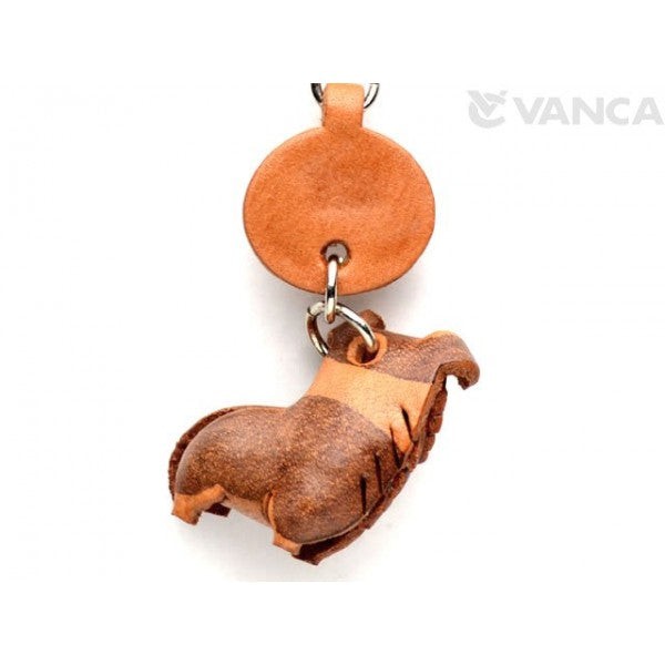 Border Collie Leather Cellularphone Charm