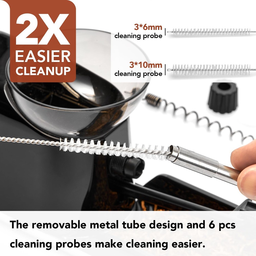 Cigarette Rolling Machine, Electric Pre Roll Automatic Preroll Black