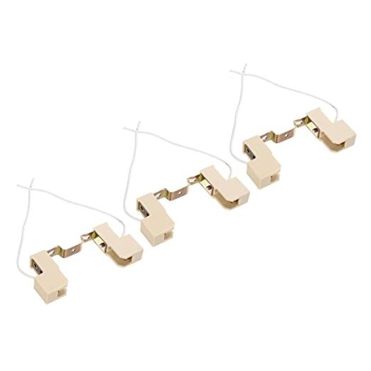 R7S Socket, 3 Pack Ceramic Lamp Holder Halogen Socket Bulb Base Converter 78mm