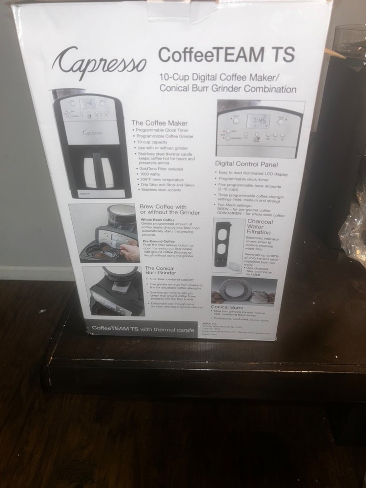 Capresso CoffeeTEAM TS 10 Cup Coffee Maker